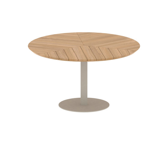 Butler runder Tisch 120 low dining teakholz Tischplatte | Esstische | Royal Botania