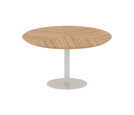 Butler runder Tisch 120 low dining teakholz Tischplatte | Esstische | Royal Botania