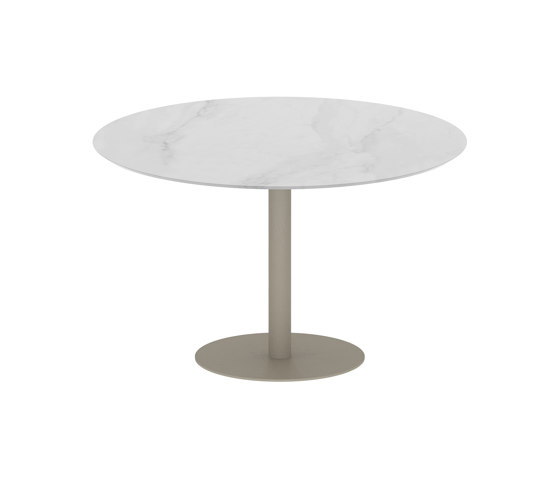 Butler table ronde 120 standard dining plateau en céramique | Tables de repas | Royal Botania