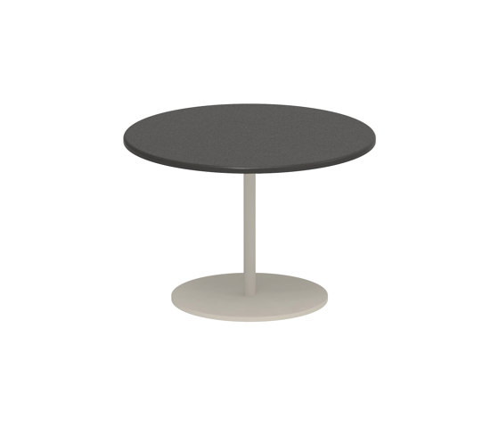 Butler Beistelltisch 40cm rund coated stainless steel & lava stone Tischplatte | Beistelltische | Royal Botania