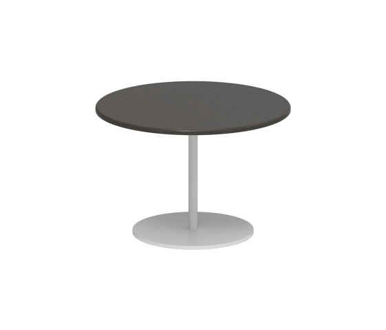 Butler Beistelltisch 40cm rund coated stainless steel & lava stone Tischplatte | Beistelltische | Royal Botania