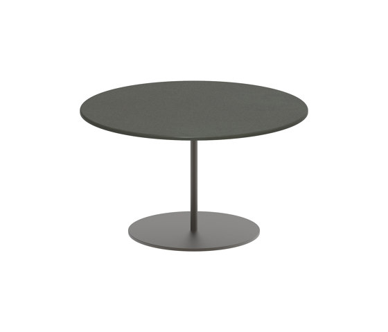 Butler Beistelltisch 60cm round coated stainless steel & lava stone Tischplatte | Beistelltische | Royal Botania