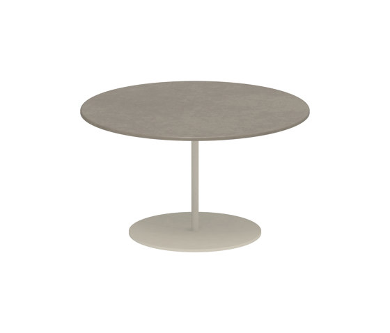 Butler Beistelltisch 60cm round coated stainless steel & lava stone Tischplatte | Beistelltische | Royal Botania