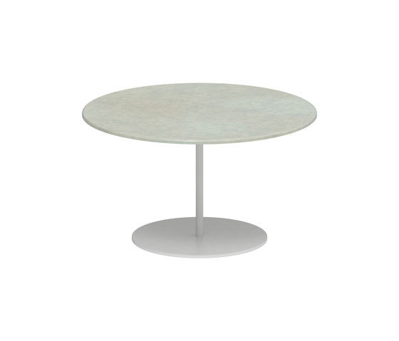 Butler Beistelltisch 60cm round coated stainless steel & lava stone Tischplatte | Beistelltische | Royal Botania