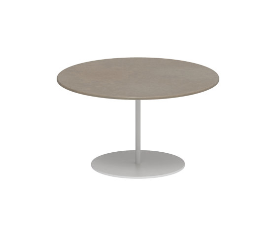 Butler Beistelltisch 60cm round coated stainless steel & lava stone Tischplatte | Beistelltische | Royal Botania