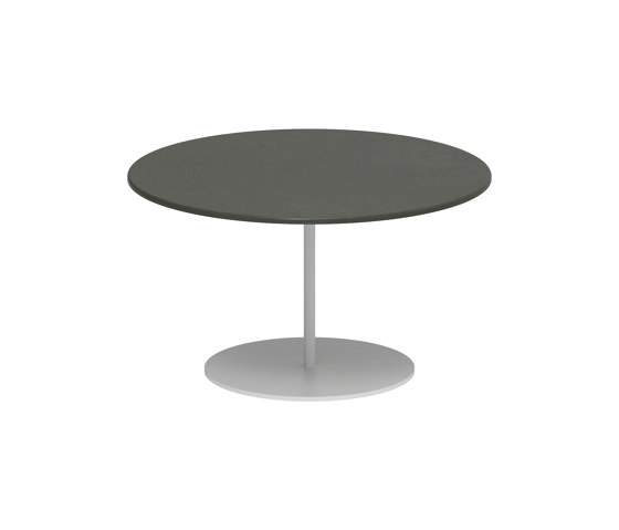 Butler Beistelltisch 60cm round coated stainless steel & lava stone Tischplatte | Beistelltische | Royal Botania