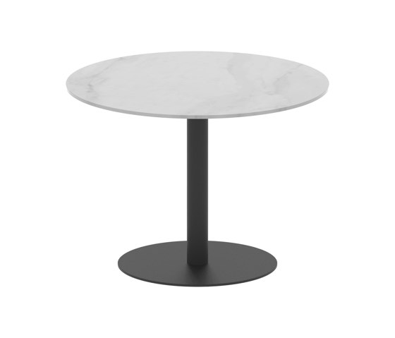 Butler round table 90 low dining ceramic top | Tavoli pranzo | Royal Botania