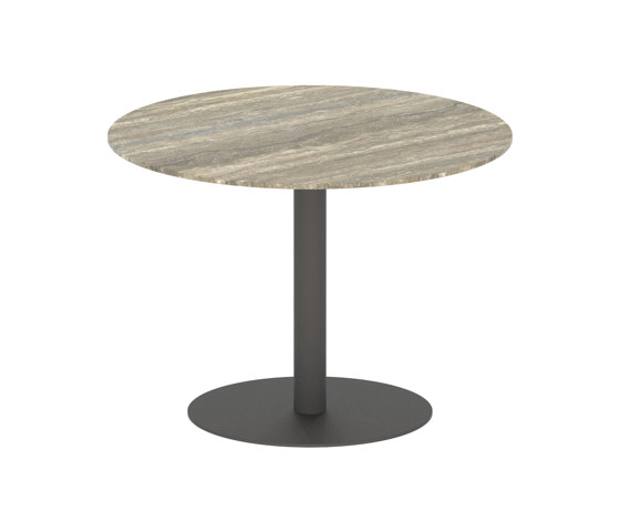 Butler round table 90 low dining ceramic top | Dining tables | Royal Botania