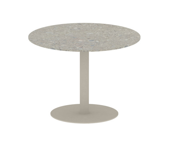 Butler round table 90 low dining ceramic top | Dining tables | Royal Botania