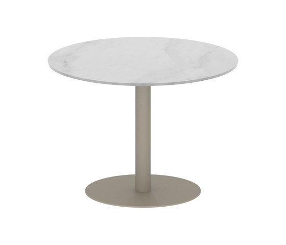 Butler round table 90 low dining ceramic top | Dining tables | Royal Botania