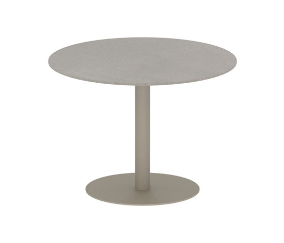 Butler round table 90 low dining ceramic top | Dining tables | Royal Botania