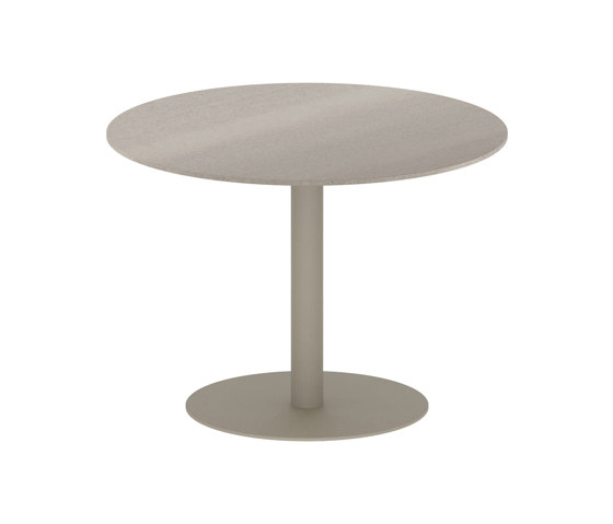 Butler round table 90 low dining ceramic top | Tavoli pranzo | Royal Botania