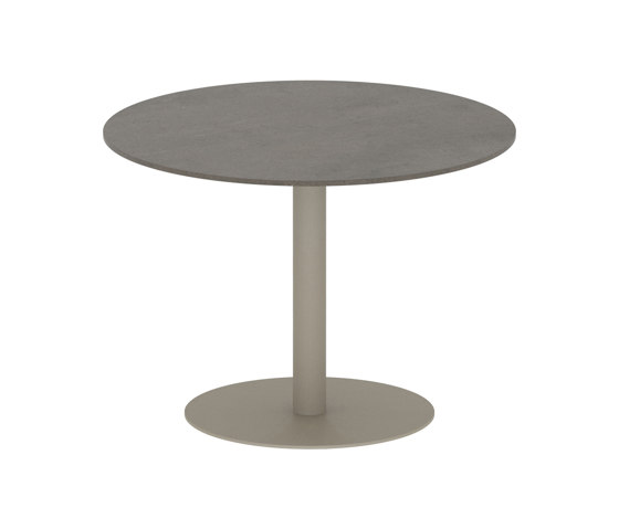 Butler round table 90 low dining ceramic top | Tavoli pranzo | Royal Botania