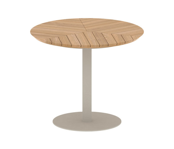 Butler round table 90 standard dining teak top | Esstische | Royal Botania