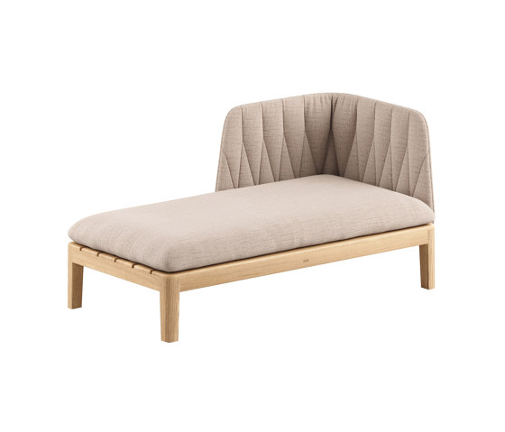 Calypso Lounge 140 left or right single back | Chaise longue | Royal Botania