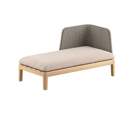 Calypso Lounge 140 left or right single back | Chaise longue | Royal Botania