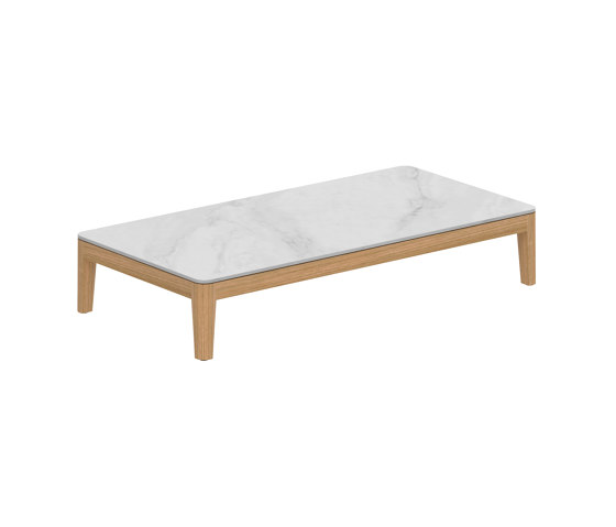 Calypso Lounge teak table 144x72 cm with ceramic top | Mesas de centro | Royal Botania