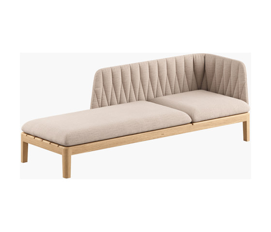 Calypso Lounge 210P 3 seater with back for 2 | Chaises longues | Royal Botania