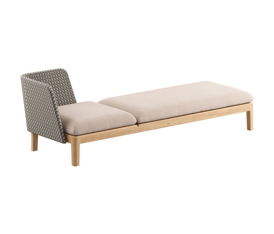 Calypso Lounge 210P 3 seater with single back | Chaises longues | Royal Botania