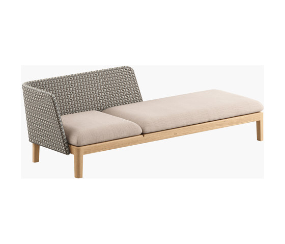 Calypso Lounge 210P 3 seater with back for 2 | Chaise longue | Royal Botania