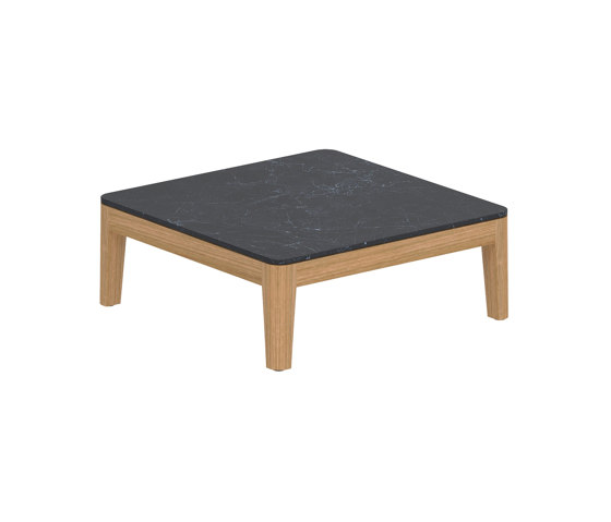 Calypso Lounge teak table 72x72 cm with ceramic top | Coffee tables | Royal Botania