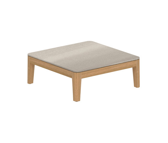 Calypso Lounge teak table 72x72 cm with ceramic top | Coffee tables | Royal Botania