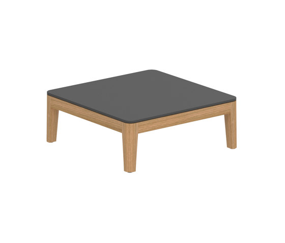 Calypso Lounge teak table 72x72 cm with ceramic top | Coffee tables | Royal Botania