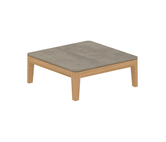 Calypso Lounge teak table 72x72 cm with ceramic top | Coffee tables | Royal Botania