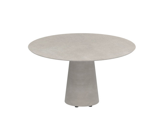 Conix Tisch 120cm rund low dining concrete | Esstische | Royal Botania