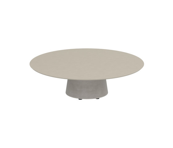 Conix table 120cm ronde low lounge | Tables basses | Royal Botania