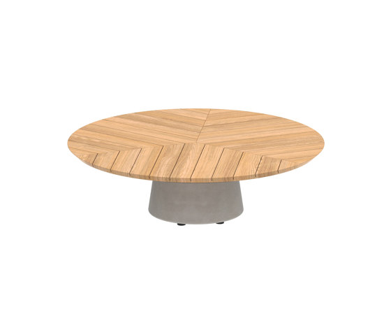 Conix table 120cm round low lounge | Tavolini bassi | Royal Botania