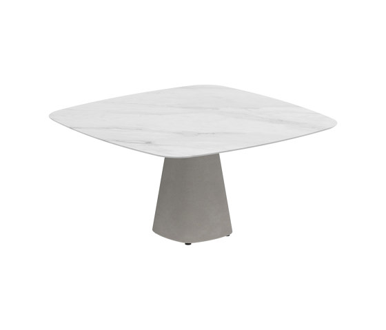 Conix table 150x150cm concrete | Dining tables | Royal Botania