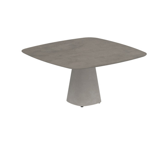 Conix table 150x150cm concrete | Tables de repas | Royal Botania