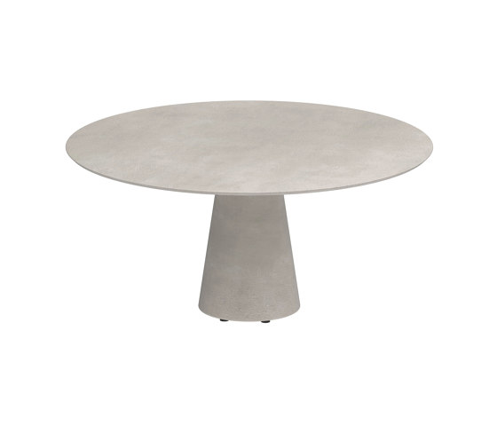 Conix table 160cm round concrete | Tavoli pranzo | Royal Botania