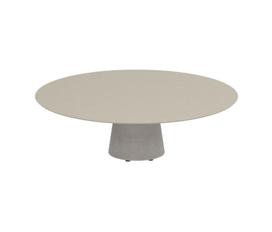 Conix table 160cm round high lounge | Coffee tables | Royal Botania