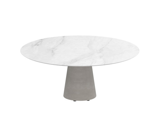 Conix table 160cm round low dining | Dining tables | Royal Botania