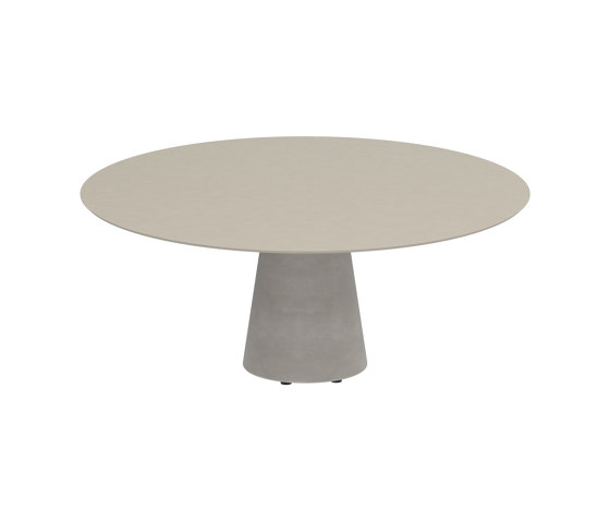 Conix table 160cm ronde low dining | Tables de repas | Royal Botania