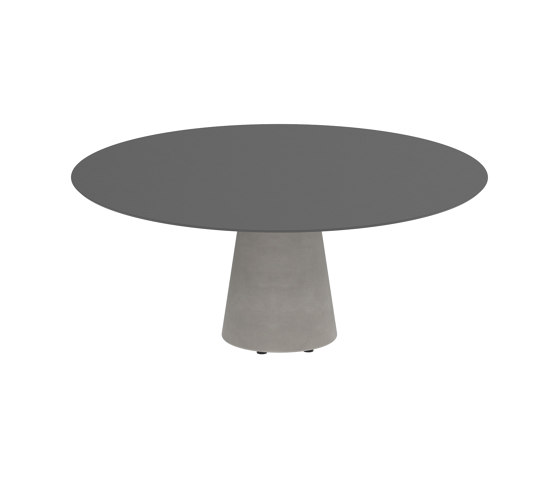 Conix table 160cm ronde low dining | Tables de repas | Royal Botania