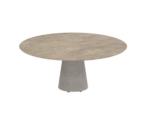 Conix table 160cm round low dining | Mesas comedor | Royal Botania