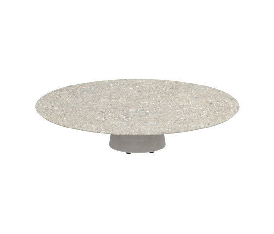 Conix table 160cm round low lounge | Coffee tables | Royal Botania