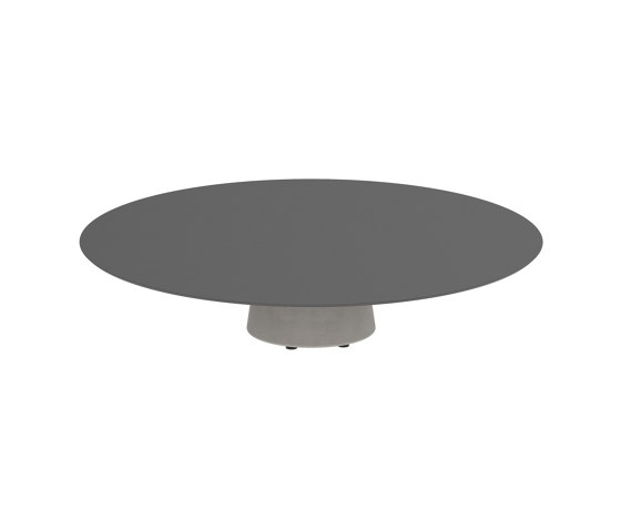 Conix table 160cm round low lounge | Coffee tables | Royal Botania