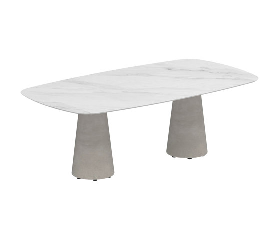 Conix table 220x120cm concrete | Tavoli pranzo | Royal Botania