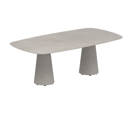 Conix table 220x120cm concrete | Tables de repas | Royal Botania