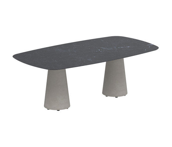 Conix table 220x120cm concrete | Mesas comedor | Royal Botania