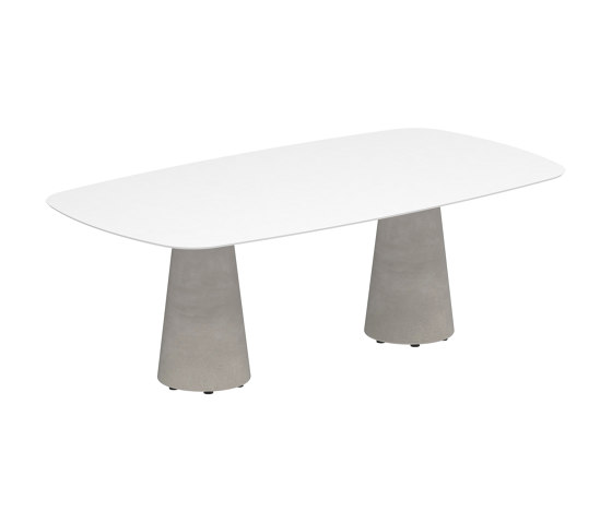 Conix table 220x120cm concrete | Tables de repas | Royal Botania