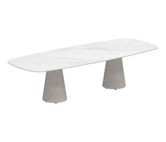 Conix table 300x120cm concrete | Dining tables | Royal Botania