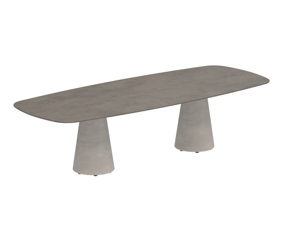 Conix table 300x120cm concrete | Dining tables | Royal Botania