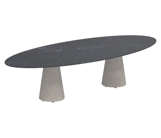 Conix Tisch 320x140cm oval concrete | Esstische | Royal Botania