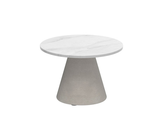 Conix side table 40cm round concrete | Mesas auxiliares | Royal Botania