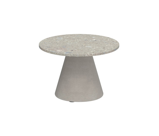 Conix side table 40cm round concrete | Tables d'appoint | Royal Botania